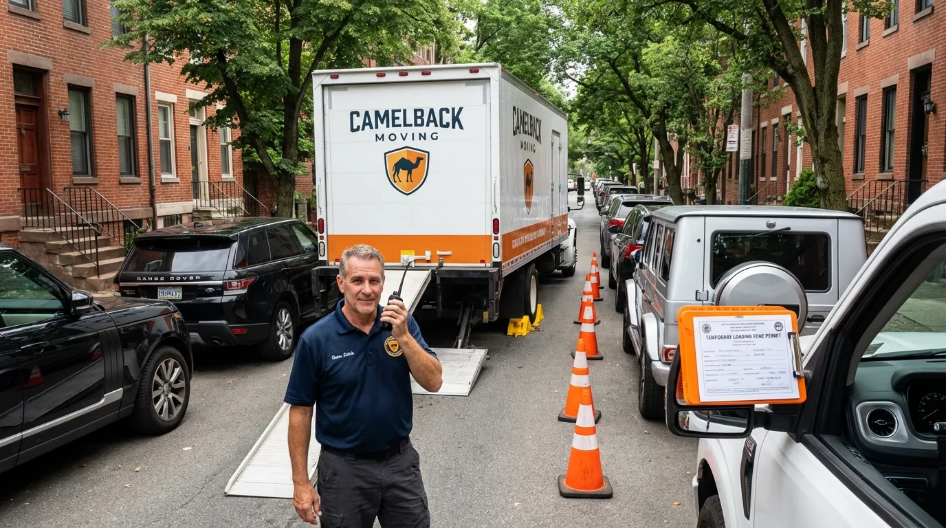 City street loading permit setup in New Philadelphia, OH